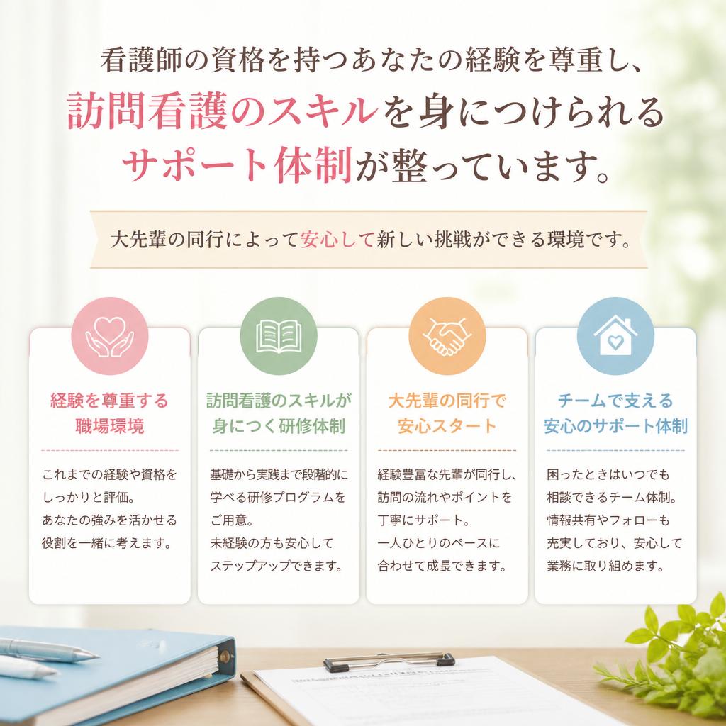 すぐに活かせるスキルとサポート体制