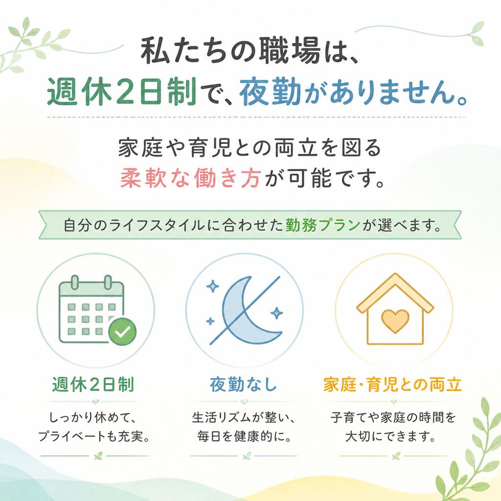 2. ワークライフバランスを重視した働き方