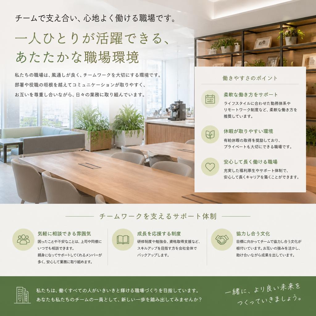 職場の雰囲気