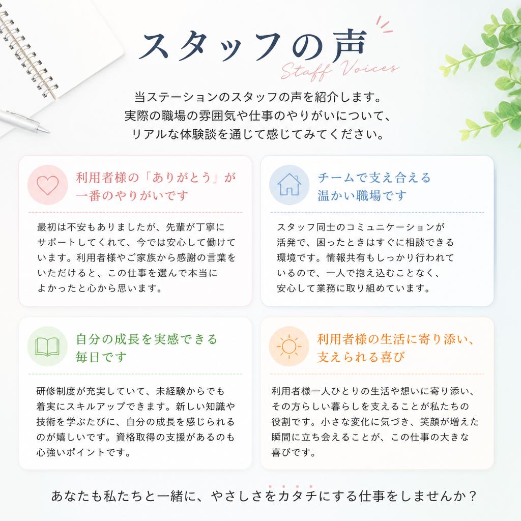 4. 職場の雰囲気を体験