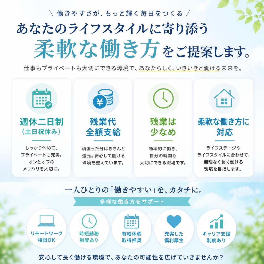 働きやすい環境