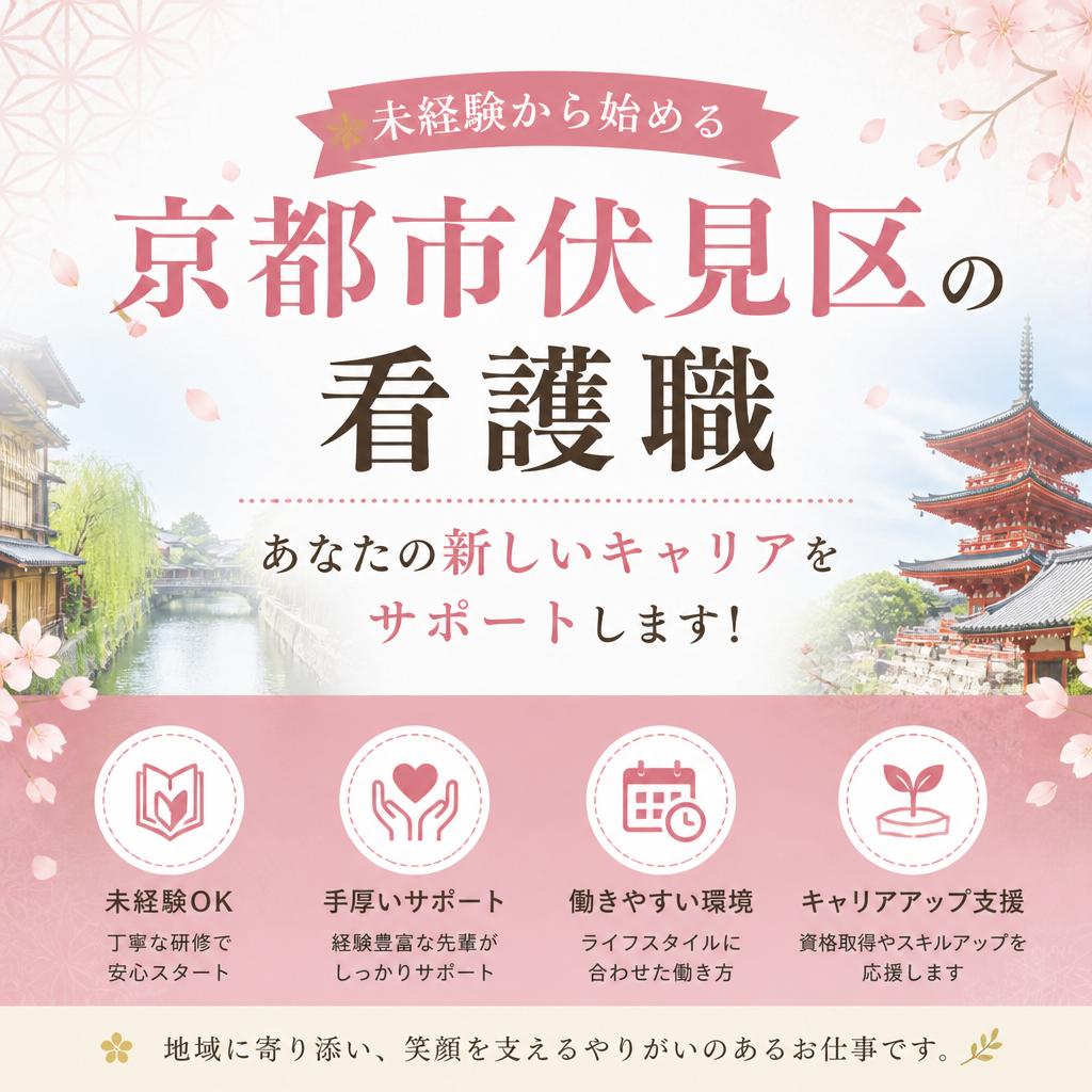 未経験から始める京都市伏見区の看護職、あなたの新しいキャリアをサポートします！