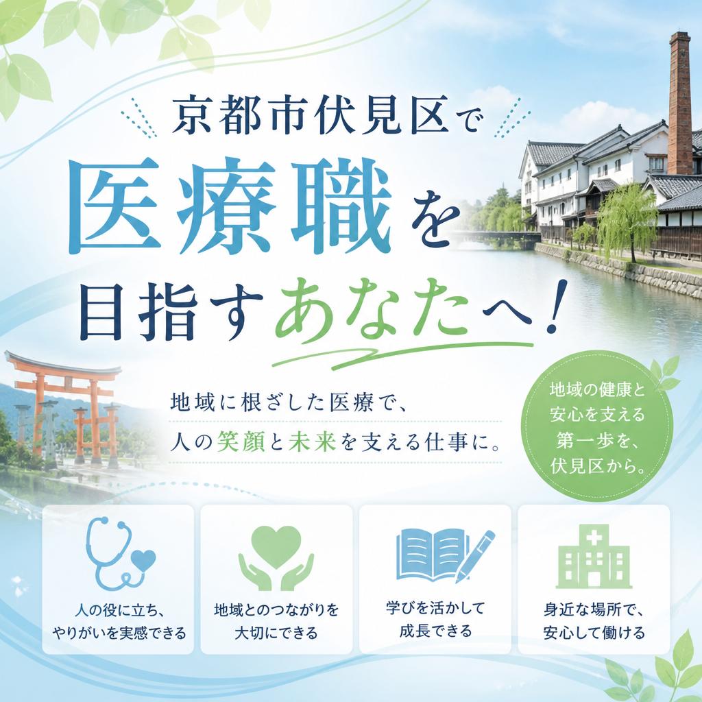 京都市伏見区で医療職を目指すあなたへ！