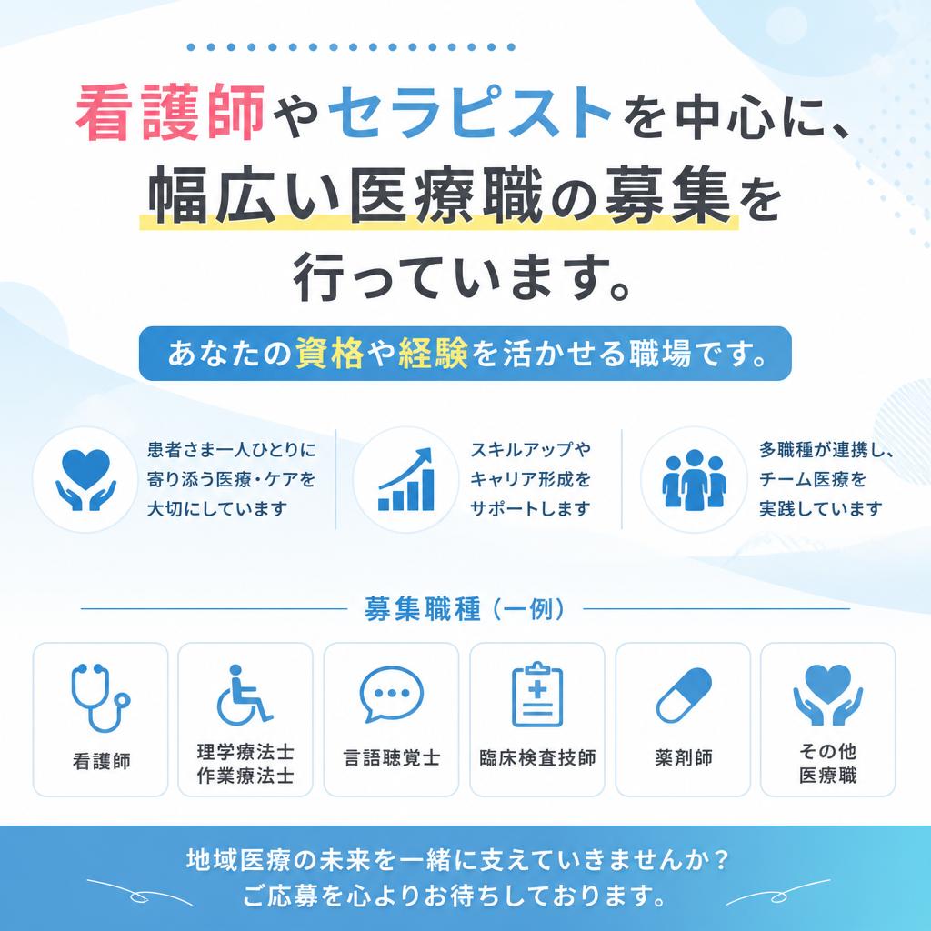 医療職の募集情報