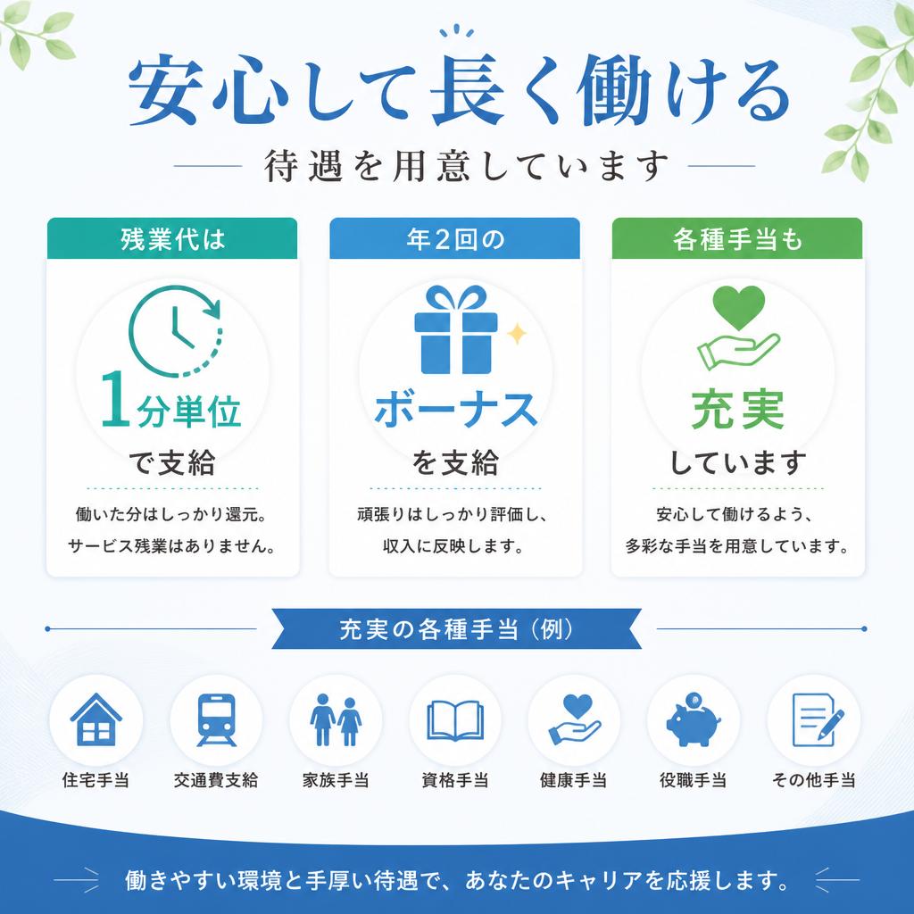 充実した福利厚生制度